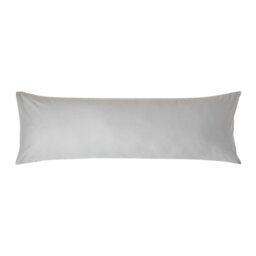 Rackhams Egyptian Cotton Housewife Body Pillowcase 200 TC - Silver Grey - thumbnail 1