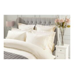 Rackhams Oxford Continental Pillowcase - Ivory - 75cm x 50cm - Ivory - 100% Egyptian Cotton - thumbnail 2