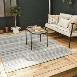 Rackhams Rainbow Outdoor Rug Grey - 1020 - 150X220 cm - thumbnail 5