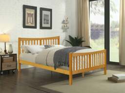 Rackhams JD Wooden Bed Frame - Classic & Durable Choice for Your Restful Nights - White - 3ft - thumbnail 4
