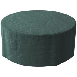 Rackhams Large Outdoor Set Round Cover Garden Furniture Waterproof Resist Fade - Green - Oxford, PVC coating - 193cm x 193cm x 81cm - thumbnail 2