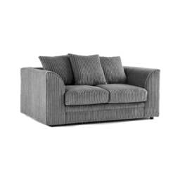 Rackhams Luxor Full Jumbo Cord 2 Seater - Scatter Back - Teal - thumbnail 3