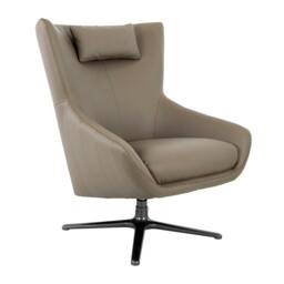 Rackhams Mink Leatherette Swivel Armchair 5044 - Modern - Yes - No - thumbnail 1