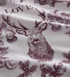 Rackhams Santa Joy Christmas Duvet Cover Set - Purple - Single - thumbnail 3