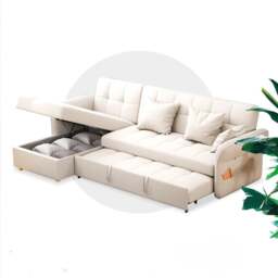 Rackhams SB162 Three Seater Corner Sofa Bed, White - 255cm - Others ( Contact Us ) - thumbnail 3