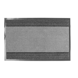 Rackhams Miracle Machine Washable with Stripes Barrier Mat, 40x60cm, Grey - thumbnail 2