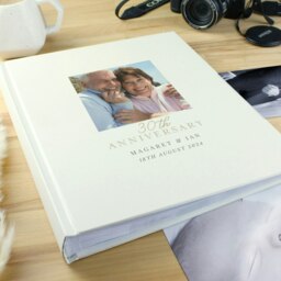 Rackhams Personalised Photo Upload 30th Anniversary Traditional Photo Album - thumbnail 2