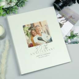 Rackhams Personalised Photo Upload 30th Anniversary Traditional Photo Album