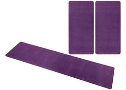 Rackhams Triada 3-Piece Bedside Rug Purple Set - 3 pcs 70X140 70X140 70X240 - thumbnail 1