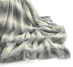 Rackhams Nebraska Faux Fur Luxury Throw - 130cm x 150cm - Black - thumbnail 3