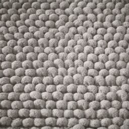 Rackhams Aspen Bobble Bath Mat - Grey - Bath Mat 50 x 80 cm - thumbnail 3