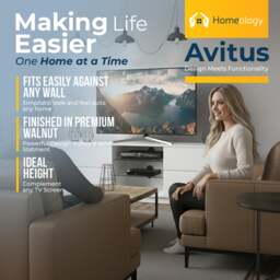 "Rackhams Avitus Premium High Gloss White with 4-White Drawers and 3-Shelf 32""-65"" LED/OLED/LCD TV Cabinet" - thumbnail 5