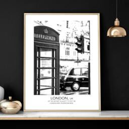 Rackhams Prints of London - set of 3 wall art prints for living room - 20 x 30 in / 50 x 76 cm - Polyester Canvas 260 gsm - Canvas wrapped - thumbnail 5