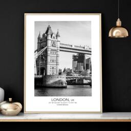 Rackhams Prints of London - set of 3 wall art prints for living room - 20 x 30 in / 50 x 76 cm - Polyester Canvas 260 gsm - Canvas wrapped - thumbnail 4
