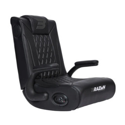 Rackhams Emperor X 2.1 Elite Esports DAB Surround Sound Gaming Chair Floor Rocker - Black - PU - thumbnail 3