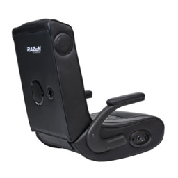 Rackhams Emperor X 2.1 Elite Esports DAB Surround Sound Gaming Chair Floor Rocker - Black - PU - thumbnail 6
