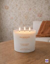 Rackhams Ginger Flower & Patchouli Scented Candle 595.3g - 595.3g - thumbnail 2