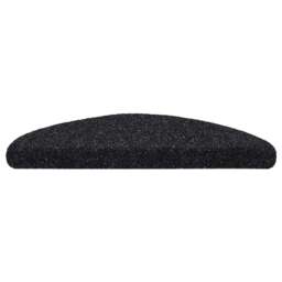 Rackhams Self-adhesive Stair Mats 10 pcs Black 56x17x3 cm Needle Punch - thumbnail 4