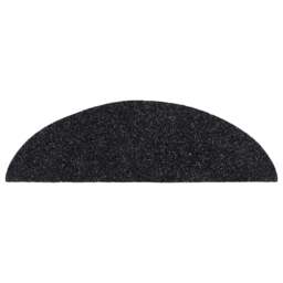 Rackhams Self-adhesive Stair Mats 10 pcs Black 56x17x3 cm Needle Punch - thumbnail 5