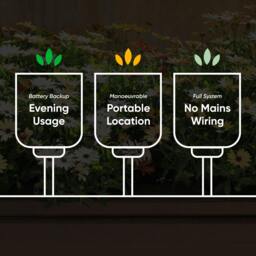 Rackhams Pack of 2 Solar Deck Lights – Bright White LED Outdoor Step & Pathway Lights - thumbnail 4