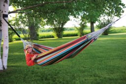 Rackhams Brazilian Sunbrella Double Hammock - Carousel Confetti - thumbnail 2