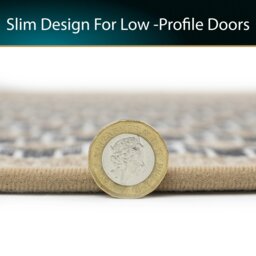 Rackhams Allure Machine Washable Entrance Doormat, 50x75cm - Beige - thumbnail 6