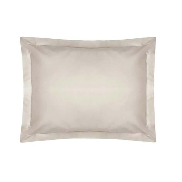 Rackhams Egyptian Cotton Oxford Pillowcase - Taupe - 51cm x 76cm - Taupe - 100% Egyptian Cotton