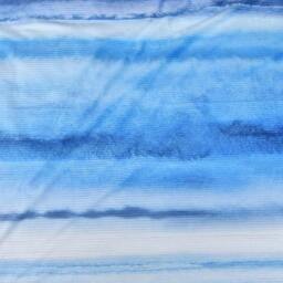 Rackhams Luxury Hotel Quality Reversible Ribbed Velvet Duvet Cover with Pillowcases - Blue - King (220cm x 230cm) - thumbnail 4