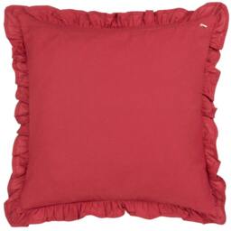 Rackhams Haven Cotton Velvet Floral Cushion Cover - Blushing Rose - 50cm x 50cm - Blushing Rose - 100% Cotton - thumbnail 2