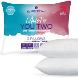 Rackhams Made For You Two Medium / Firm Support Pillow - 2