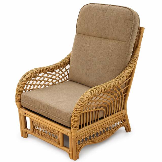 Rackhams Portofino Cane Single Chair - Coffee - image 1