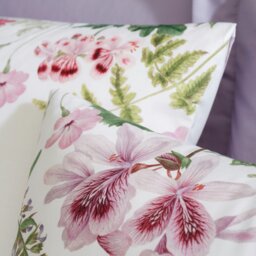 Rackhams Serenity Garden Reversible 200 Thread Count Cotton Duvet Cover Set - King - thumbnail 4