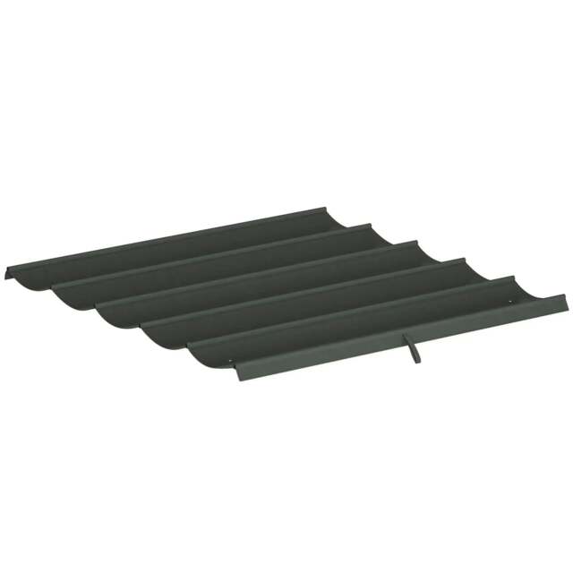 Rackhams Retractable Pergola Cover, 2.55 x 2.5 m Replacement Canopy Fabric for 3 x 3 m Frame, Roof Top Only, Dark Grey - image 1