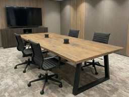 Rackhams Rustic Canadian Conference Table - 180x90cm - 180 - 90 - thumbnail 4