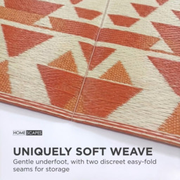 Rackhams Outdoor Rug Luxury Waterproof Reversible Recycled, For Garden, Anya Aztec - 180 x 270 cm - thumbnail 5