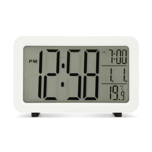 Rackhams Harley Superbrite® Modern Digital Alarm Clock - Grey - image 1