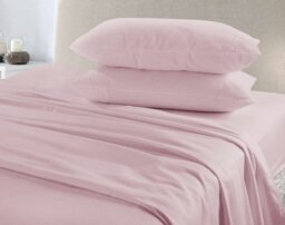 Rackhams 100% Brushed Cotton Flannellette Duvet Cover Set - Pink - King - Duvet Cover Set - thumbnail 2