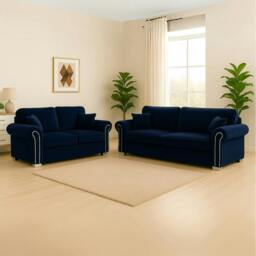 Rackhams Olympia Living Room Furniture Range - Plush Black - Foot Stool - thumbnail 3