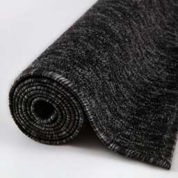Rackhams Flex Dark Grey Low Pile Solid  Rug - 140X200 cm - thumbnail 4