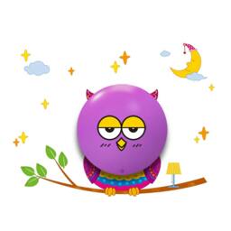 Rackhams Owl Childrens Lamp LED Fun Safe Night Light - thumbnail 1