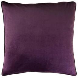 Rackhams Mogori Wild Medinilla Cushion Cover - Aubergine - 50cm x 50cm - Aubergine - 100% Polyester - thumbnail 2