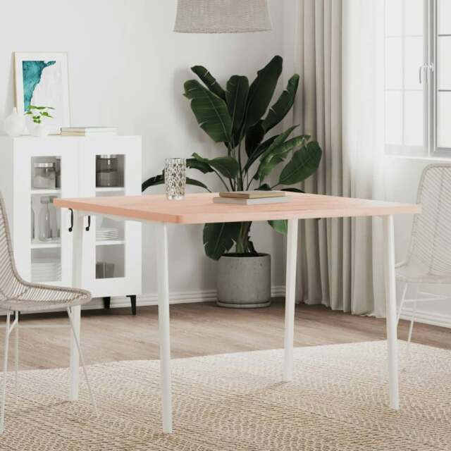 Rackhams Table Top 90x90x2.5 cm Square Solid Wood Beech