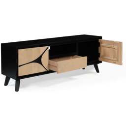 Rackhams Dusk Mango Wood Tv Stand - 1 - Mango Wood & Engineering wood - Tan - thumbnail 6