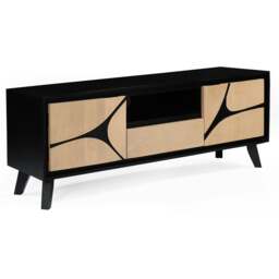 Rackhams Dusk Mango Wood Tv Stand - 1 - Mango Wood & Engineering wood - Tan - thumbnail 5