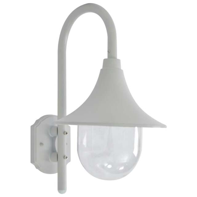 Rackhams Garden Wall Lamp E27 42 cm Aluminium White