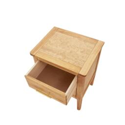 Rackhams Carbini 2 Drawer  Bedside Table - Natural - thumbnail 6