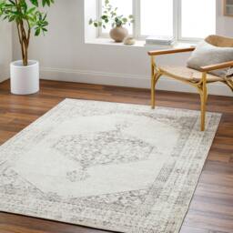 Rackhams Our Pnw Home Olympic-Vintage Beige Brown Traditional Boho Rug - 200 x 275 cm