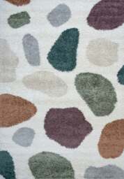 Rackhams Moodi Shaggy Multicolour Mingle Rug - 80X150 cm - thumbnail 1