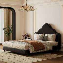 Rackhams Elara Double Bed, King Size, Super King Size, Flannelette - Red - King Size - thumbnail 6