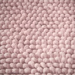 Rackhams Aspen Bobble Bath Mat - Pink - Bath Mat 50 x 80 cm - thumbnail 3